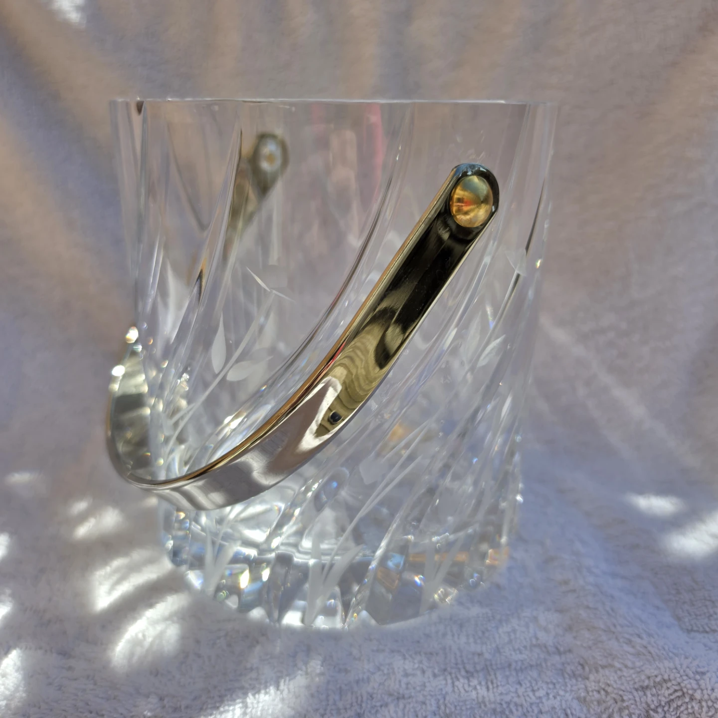 Vintage Mikasa Crystal Ice Bucket - photo 4