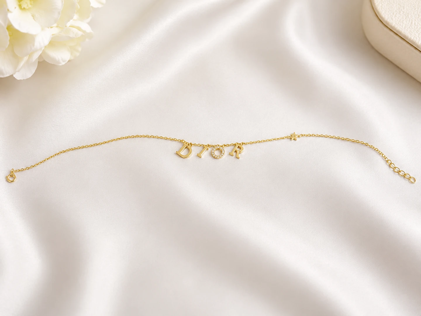 Alphabet Bracelet with Crystals - photo 3