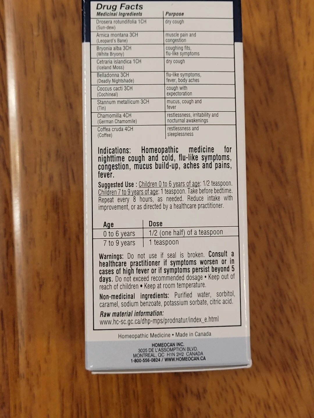 Homeocan Kids 0-9 Night Syrup - 100 ml - photo 3