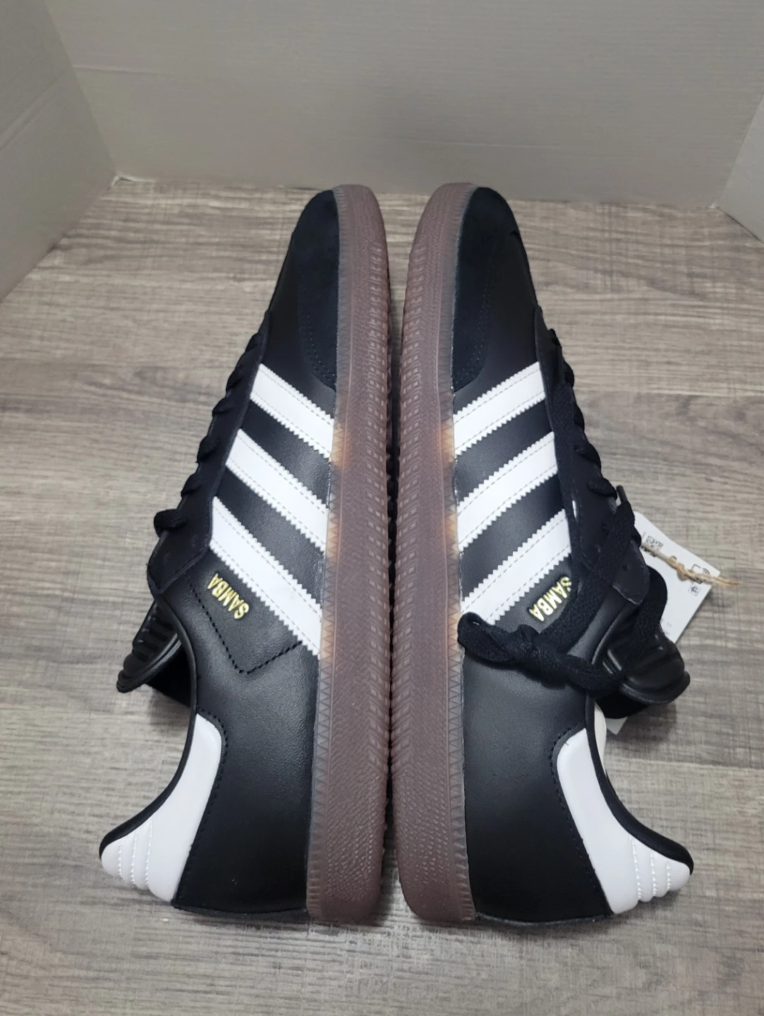 Adidas Samba Classic Shoes Black White Gum Sole Size 11.5 - photo 3