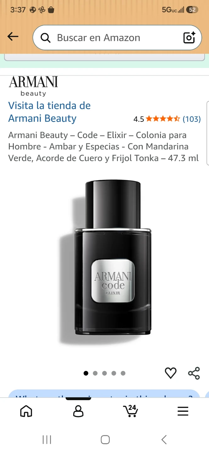 Armani Code Elixir Eau de Parfum for Men - 47.3 ml
