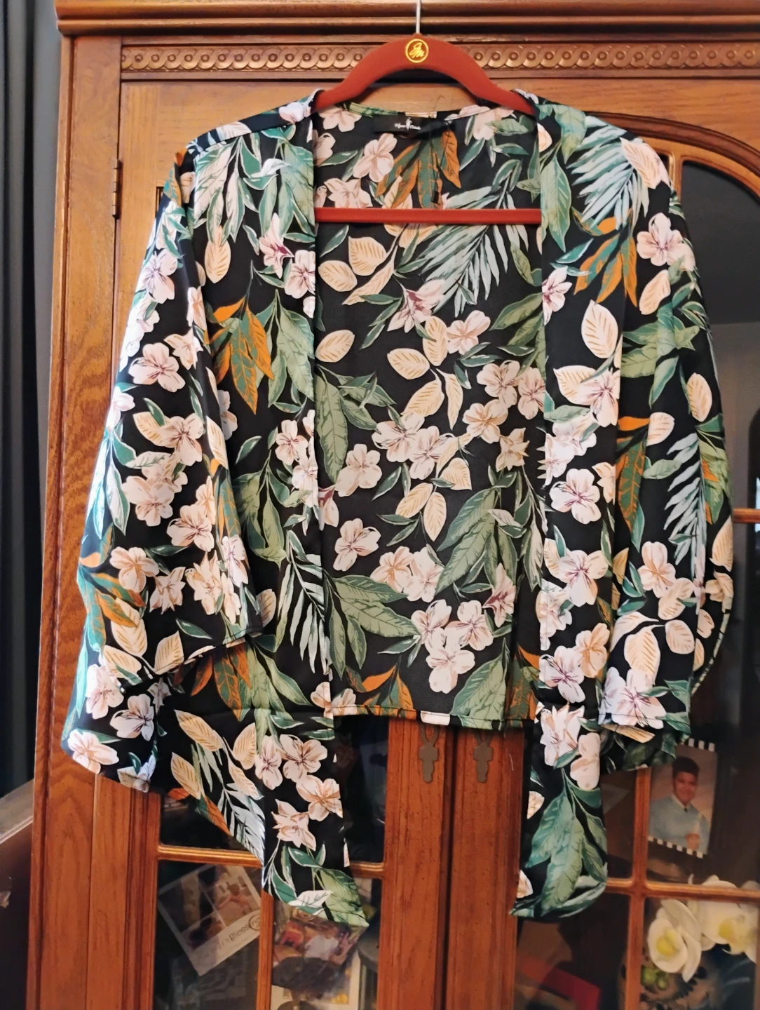 Agnes Orinda Floral Kimono Jacket 1X - photo 2