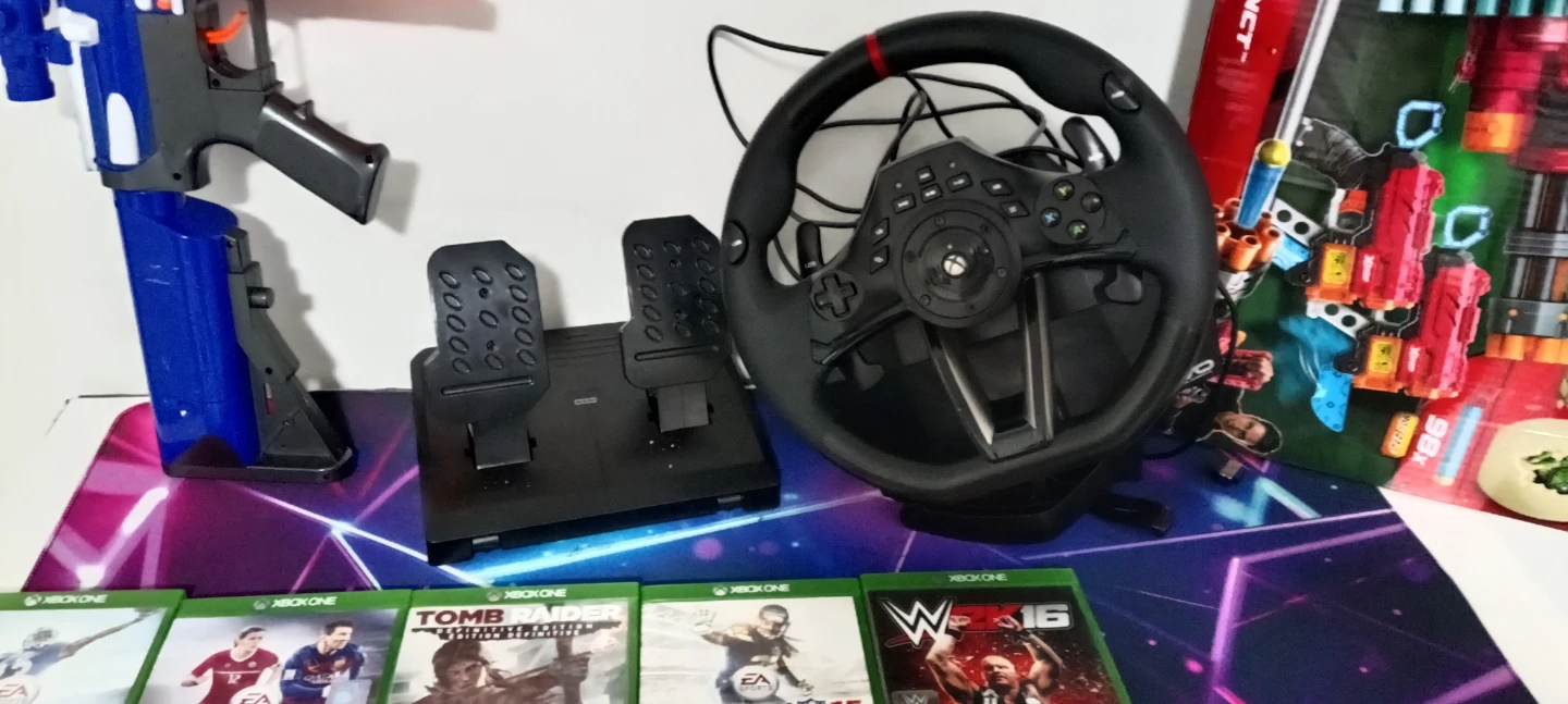 Xbox One Gift Bundle - Steering Wheel + 12 Games + 2 Blasters - photo 5