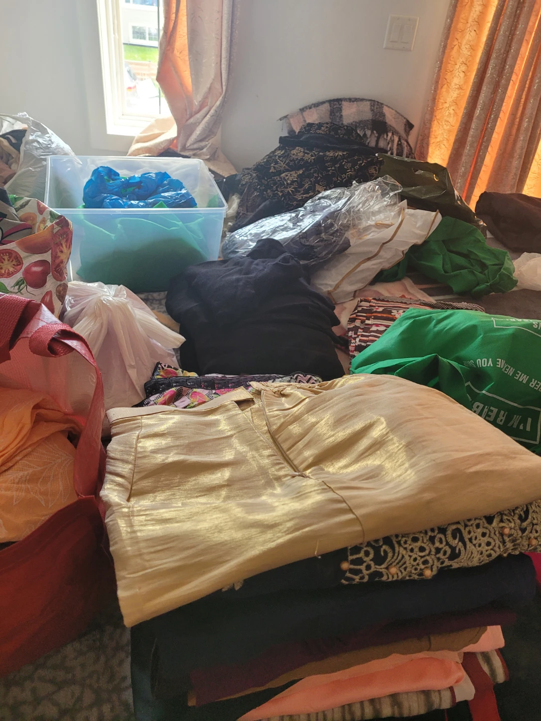 Brand new and used clothing