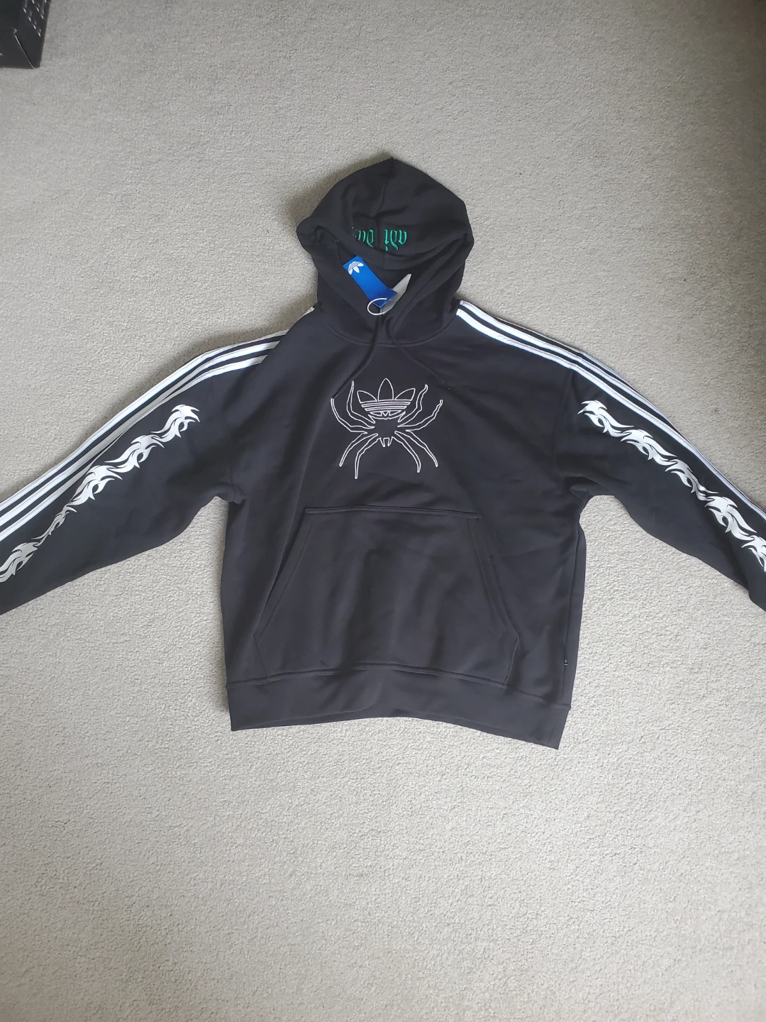 Adidas Graphic Lo HD Hoodie - Size L