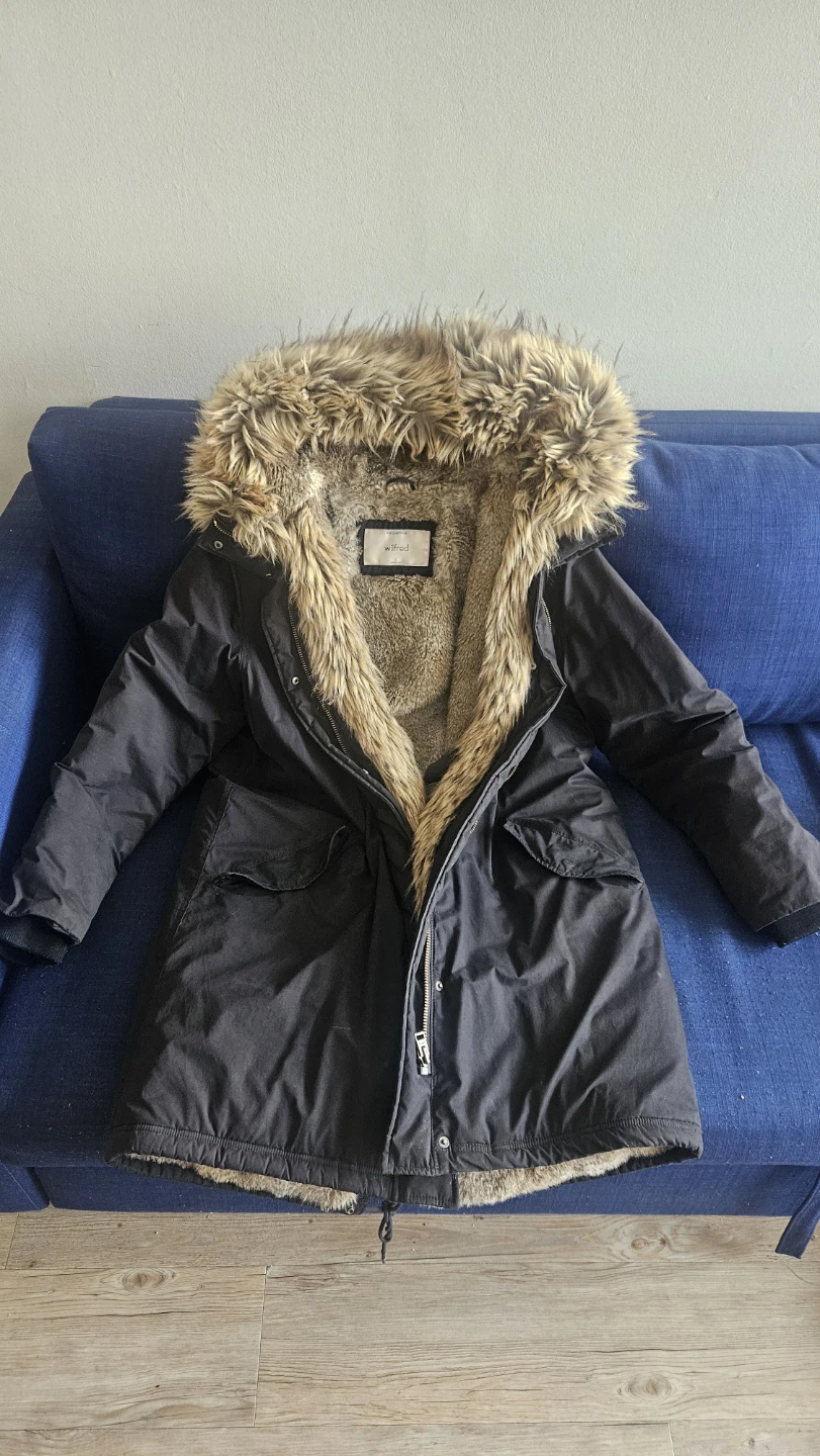 Aritzia Wilfred Mont Blanc Parka – Black – Size L