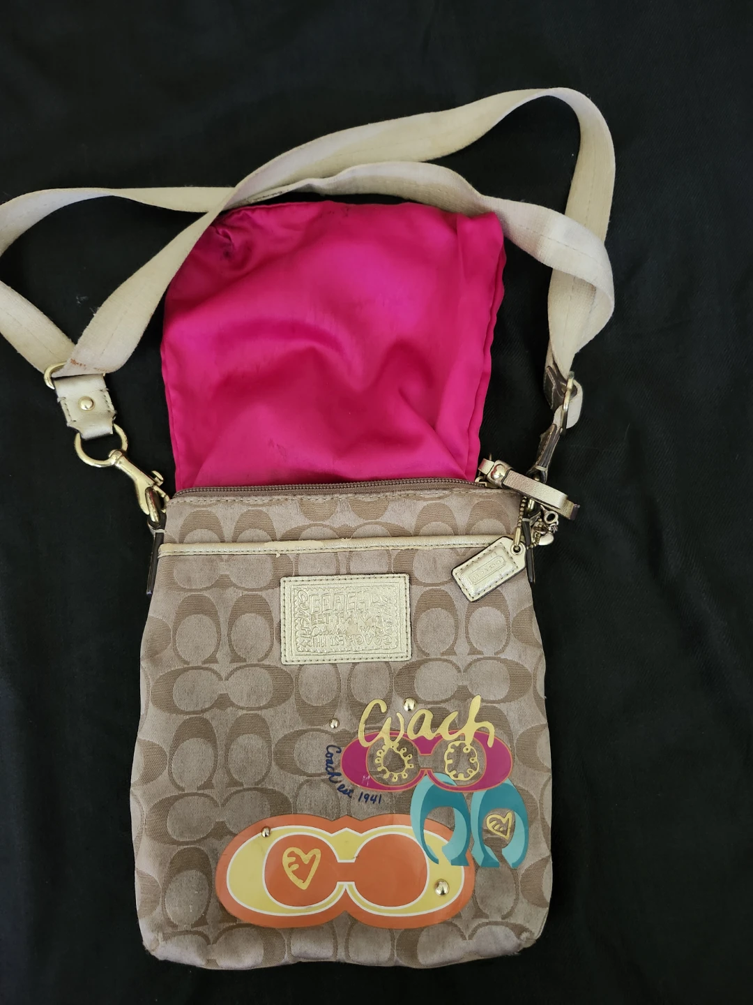 Coach Poppy Monogram Crossbody Bag - photo 2