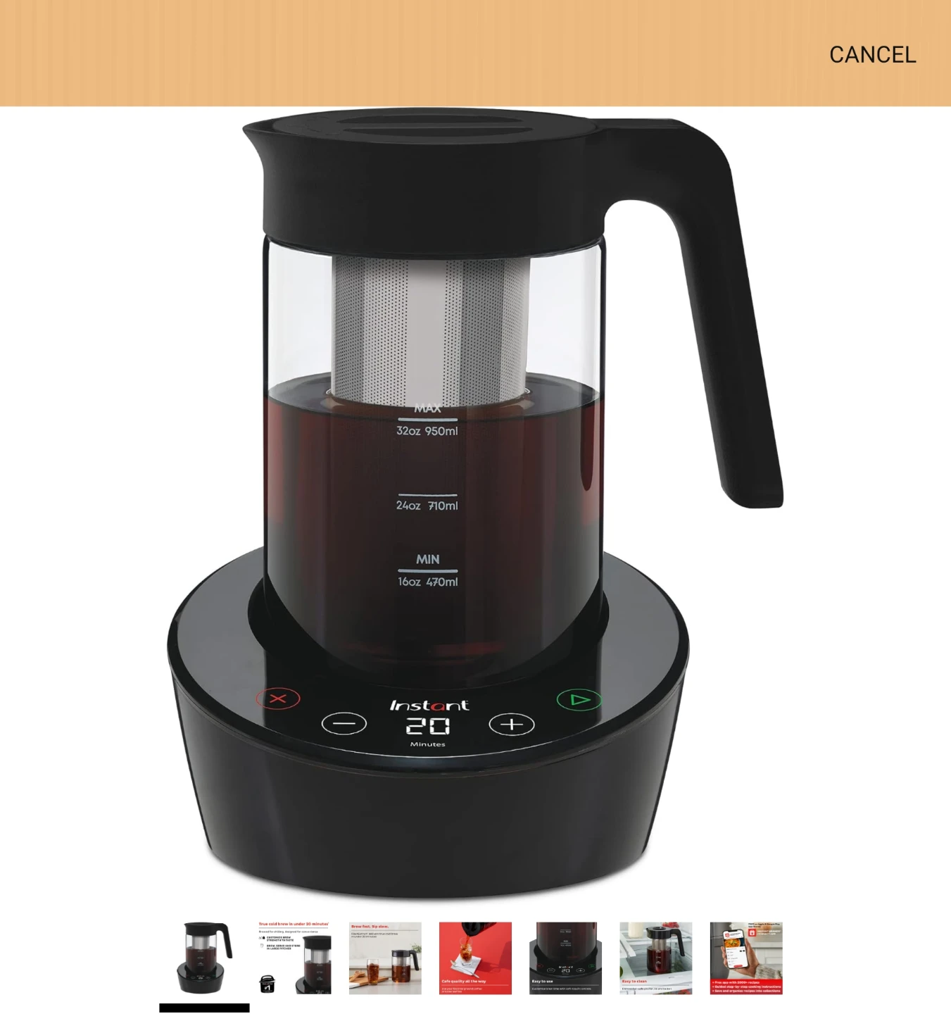 Instant Cold Brew Maker - 32oz
