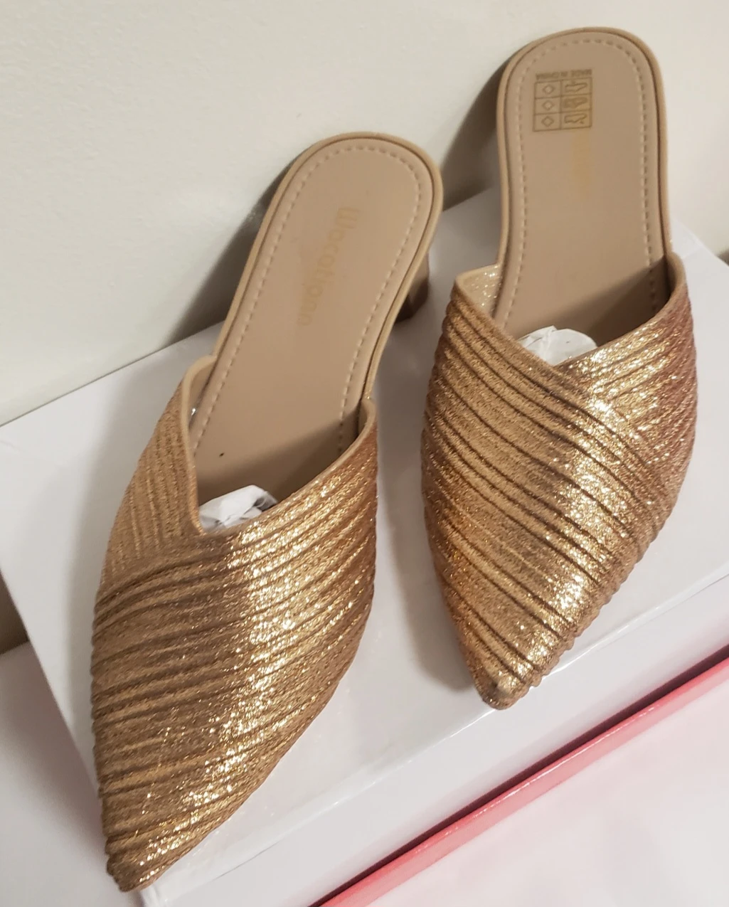 Brand new Fashion Women's Cite Glitter Sandals Size 38 - photo 3