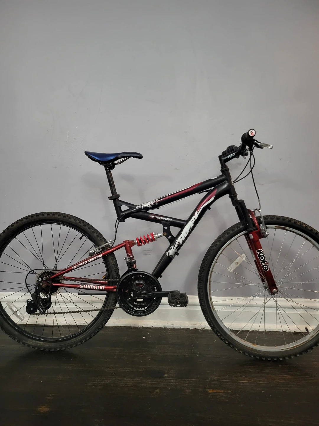 HUFFY Rock Creek Dual Suspension Mountain Bike