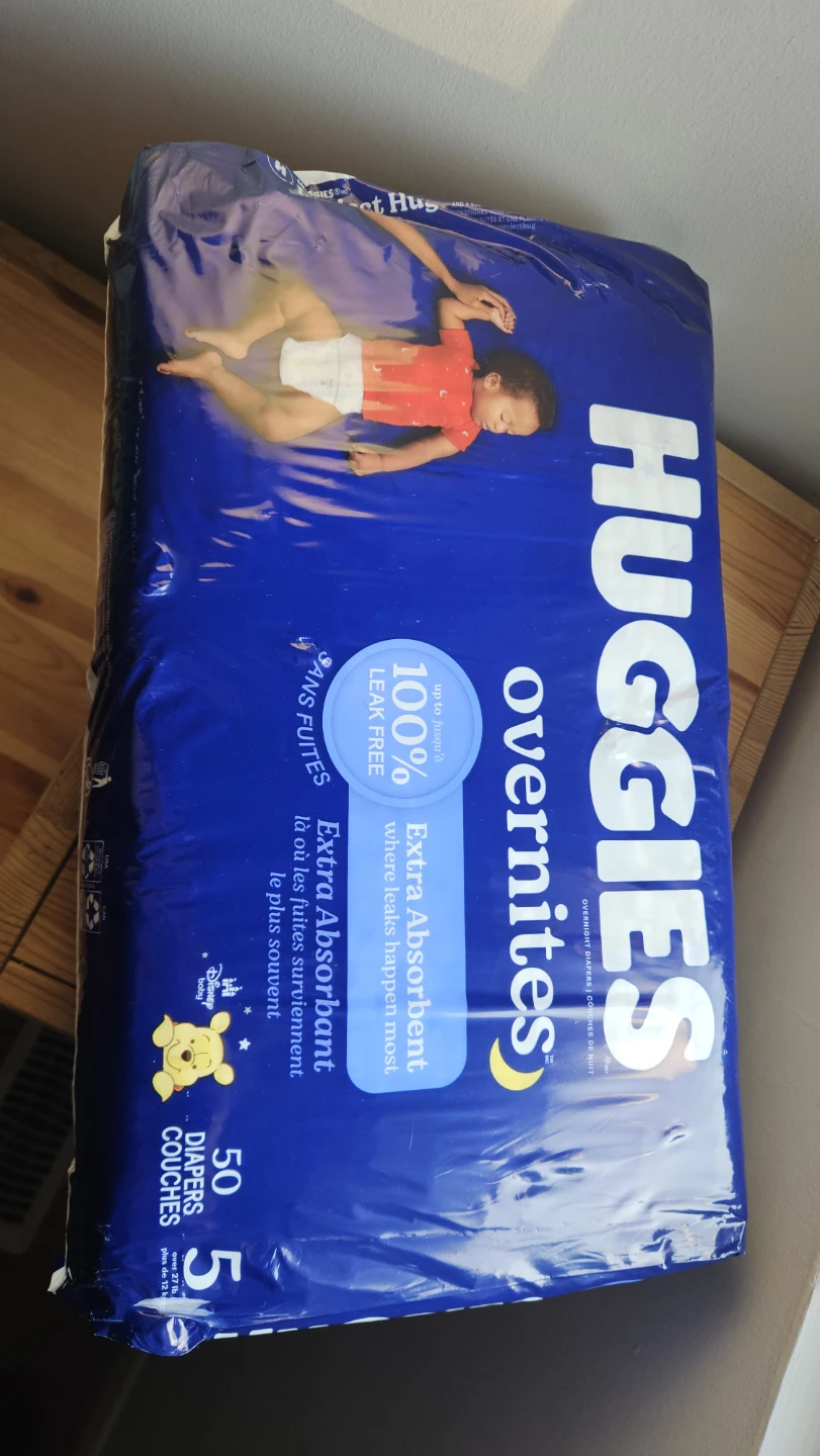 Huggies Overnites Diapers Size 5, 50 Count - photo 2