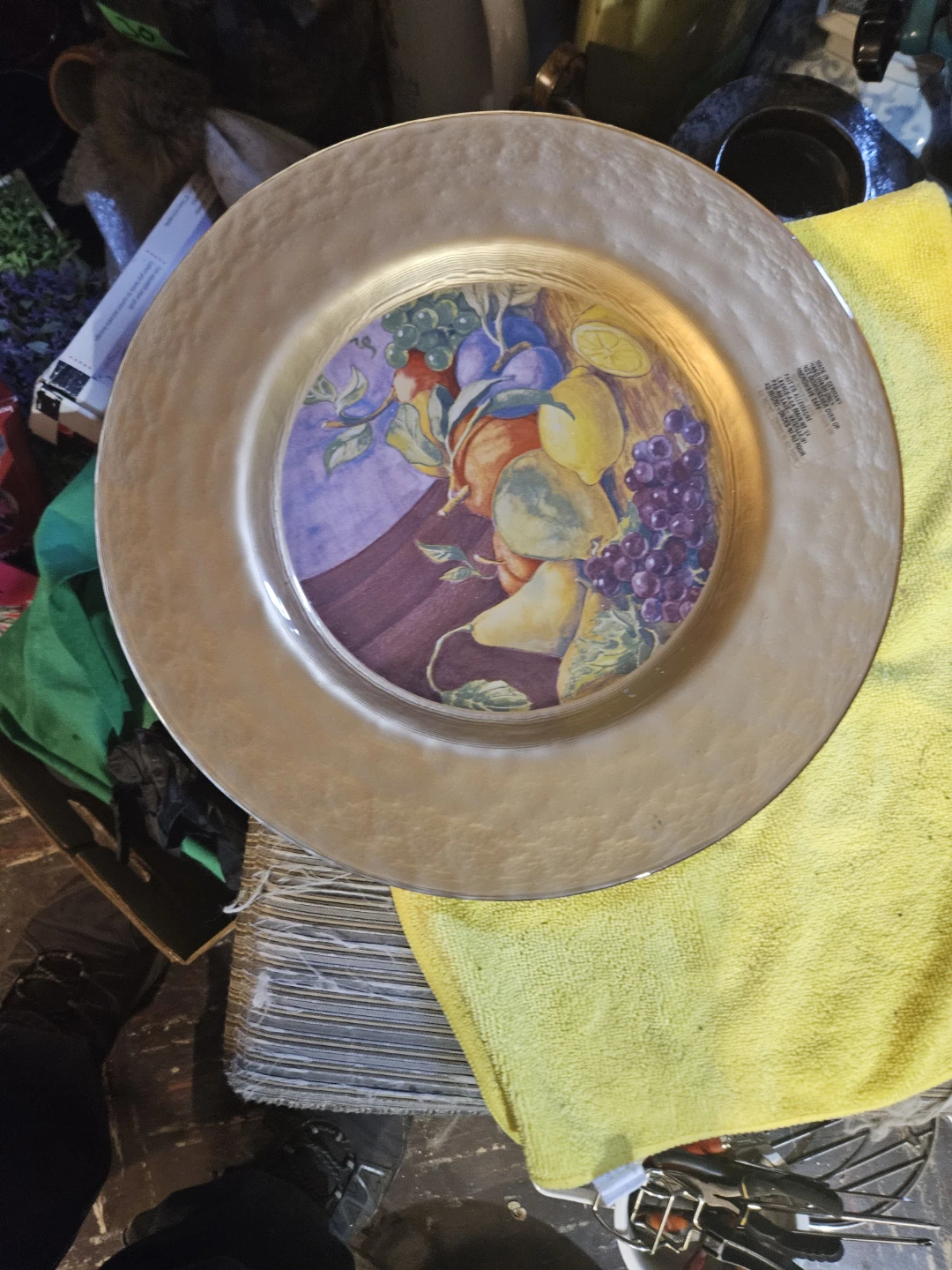 Decorative Plate with Fruit Design - photo 5