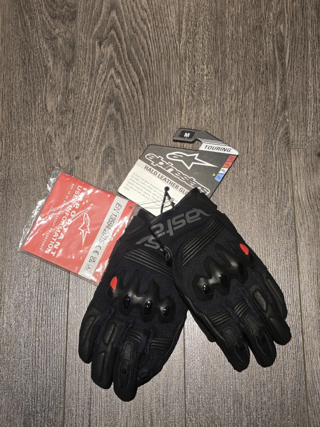 Alpinestars Halo Leather Gloves - Size M