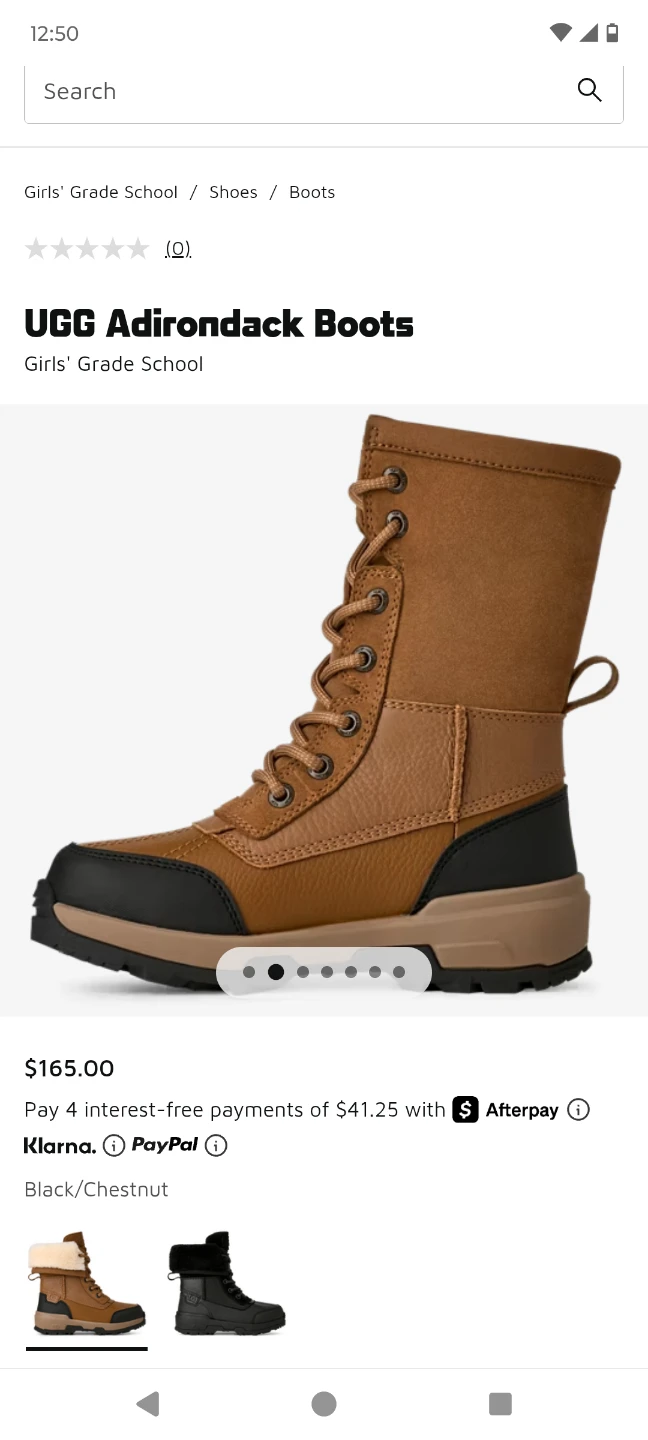 UGG Adirondack Boots - Girls' Grade School Size 2