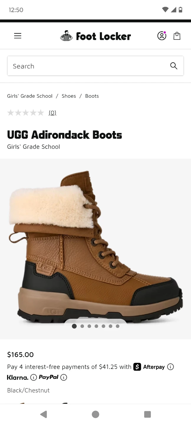 UGG Adirondack Boots - Girls' Grade School Size 2 - photo 2