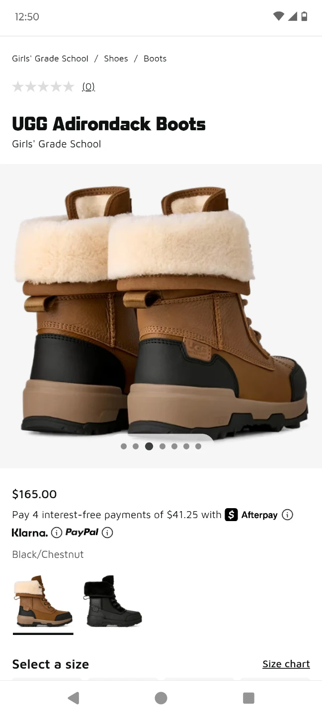UGG Adirondack Boots - Girls' Grade School Size 2 - photo 3