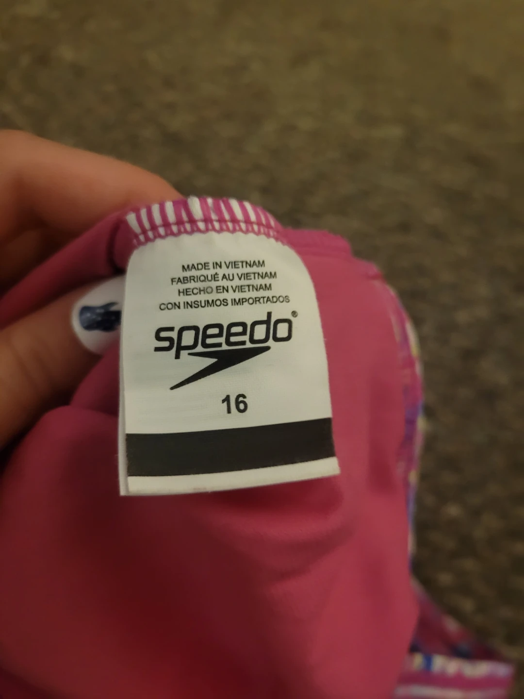 Speedo Pink Girls One-Piece Swimsuit Size 16 - photo 3