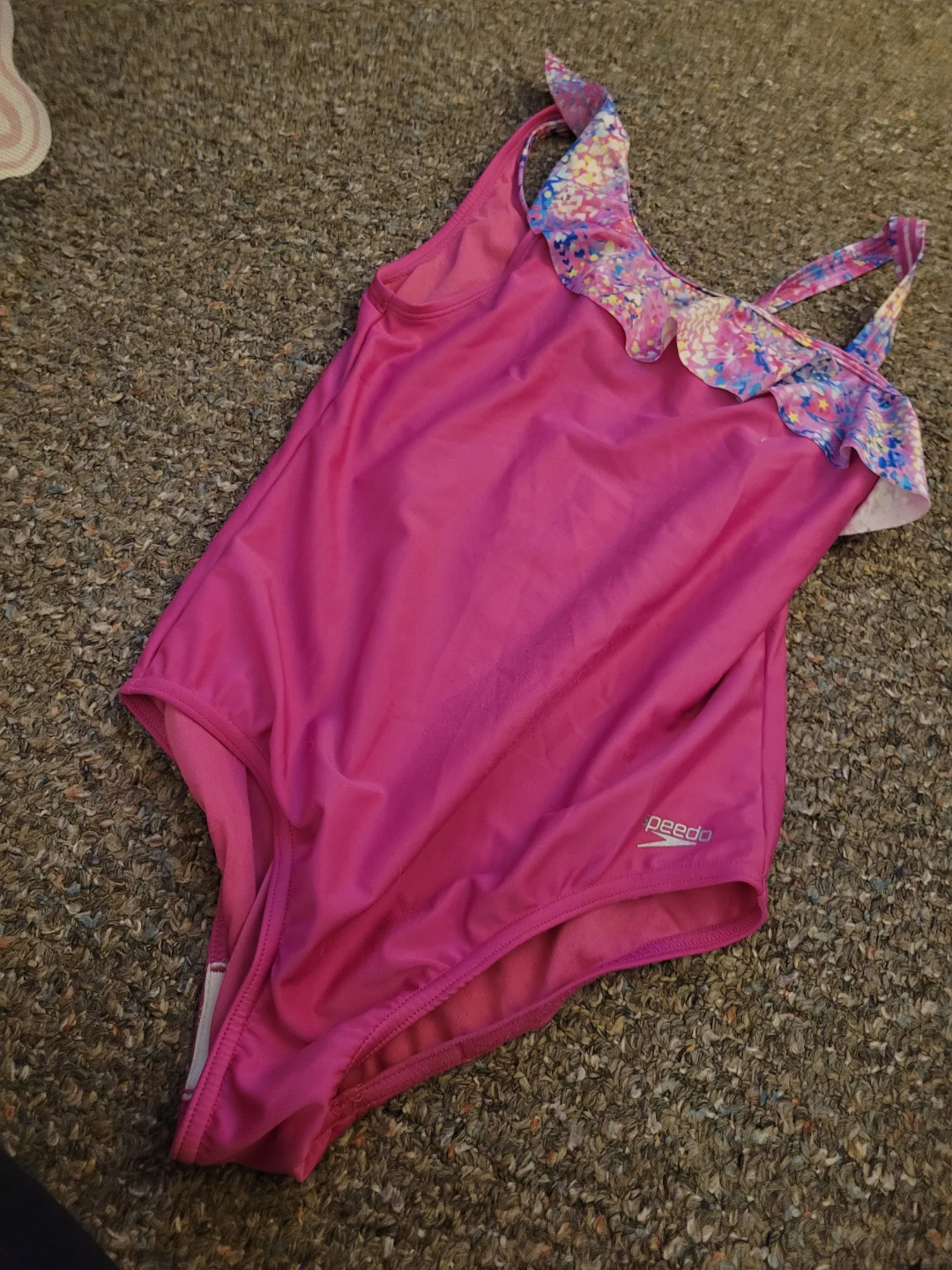 Speedo Pink Girls One-Piece Swimsuit Size 16 - photo 4