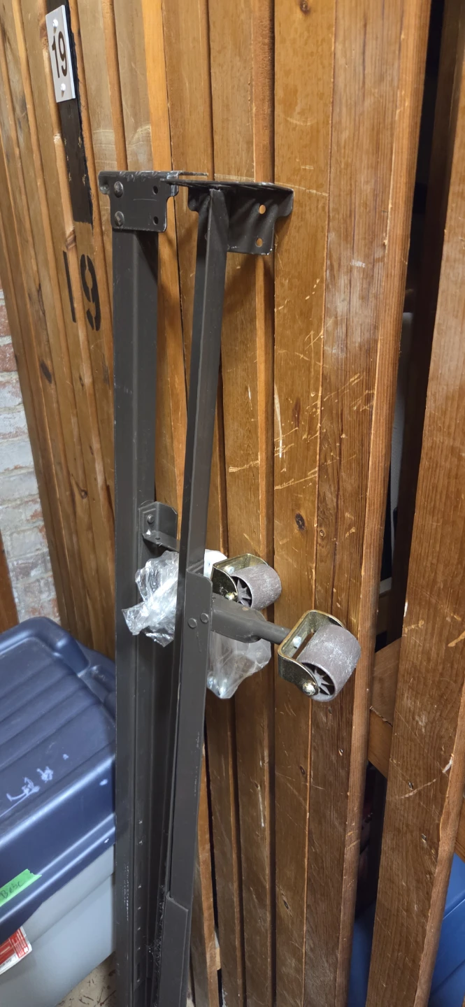 Metal Bed Frame with Wheels - photo 2