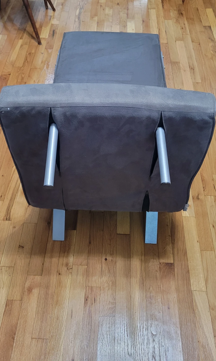 Gray Convertible Chair/Bed - photo 3