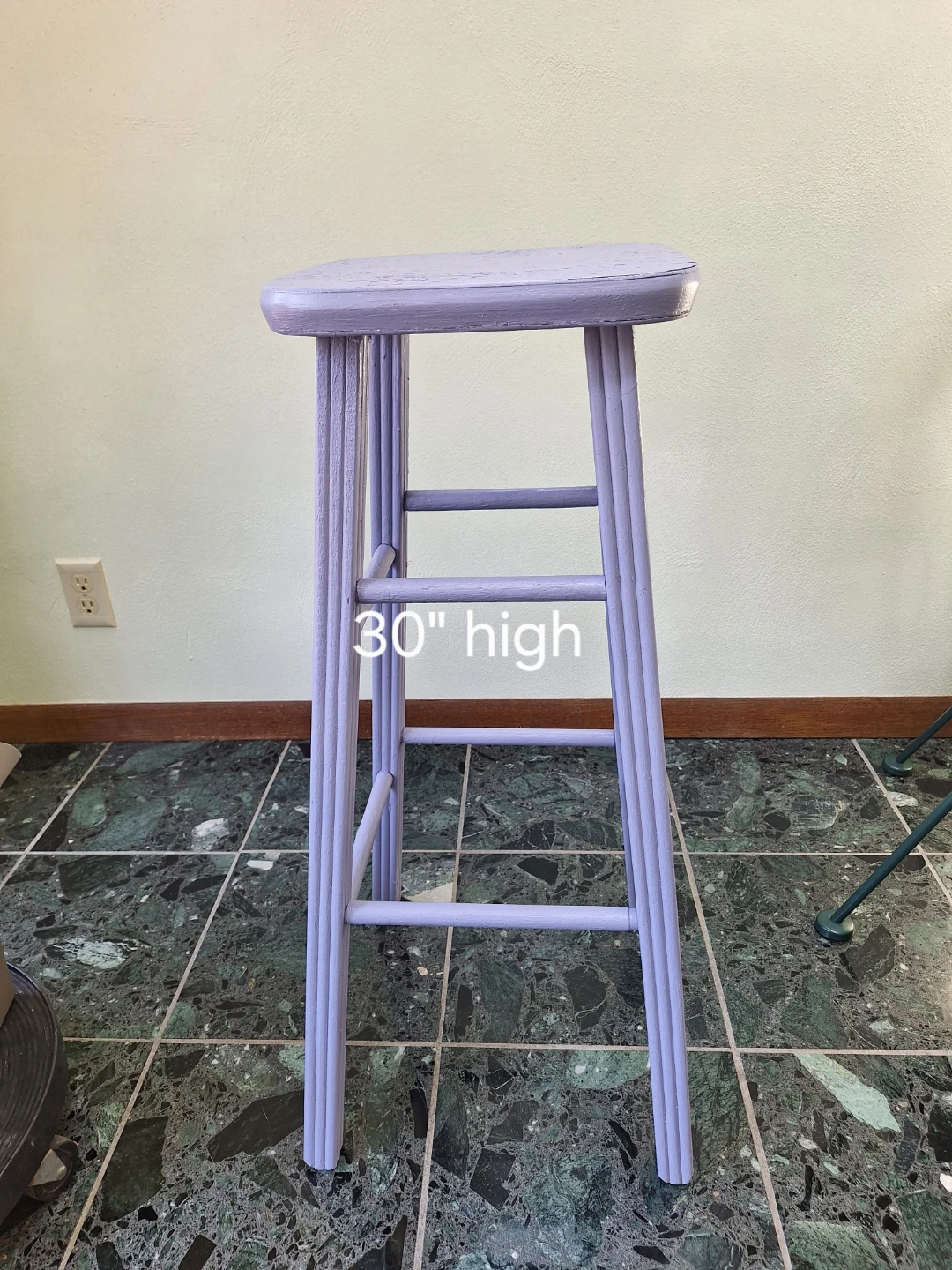 Purple Bar Stool - 30" High - photo 2