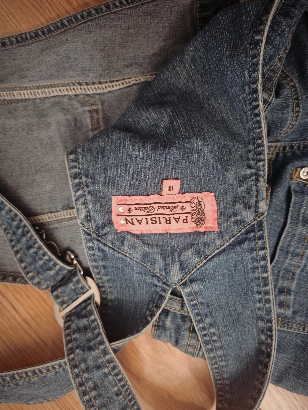 Parisian Limited Edition Denim Overalls Shorts - photo 3