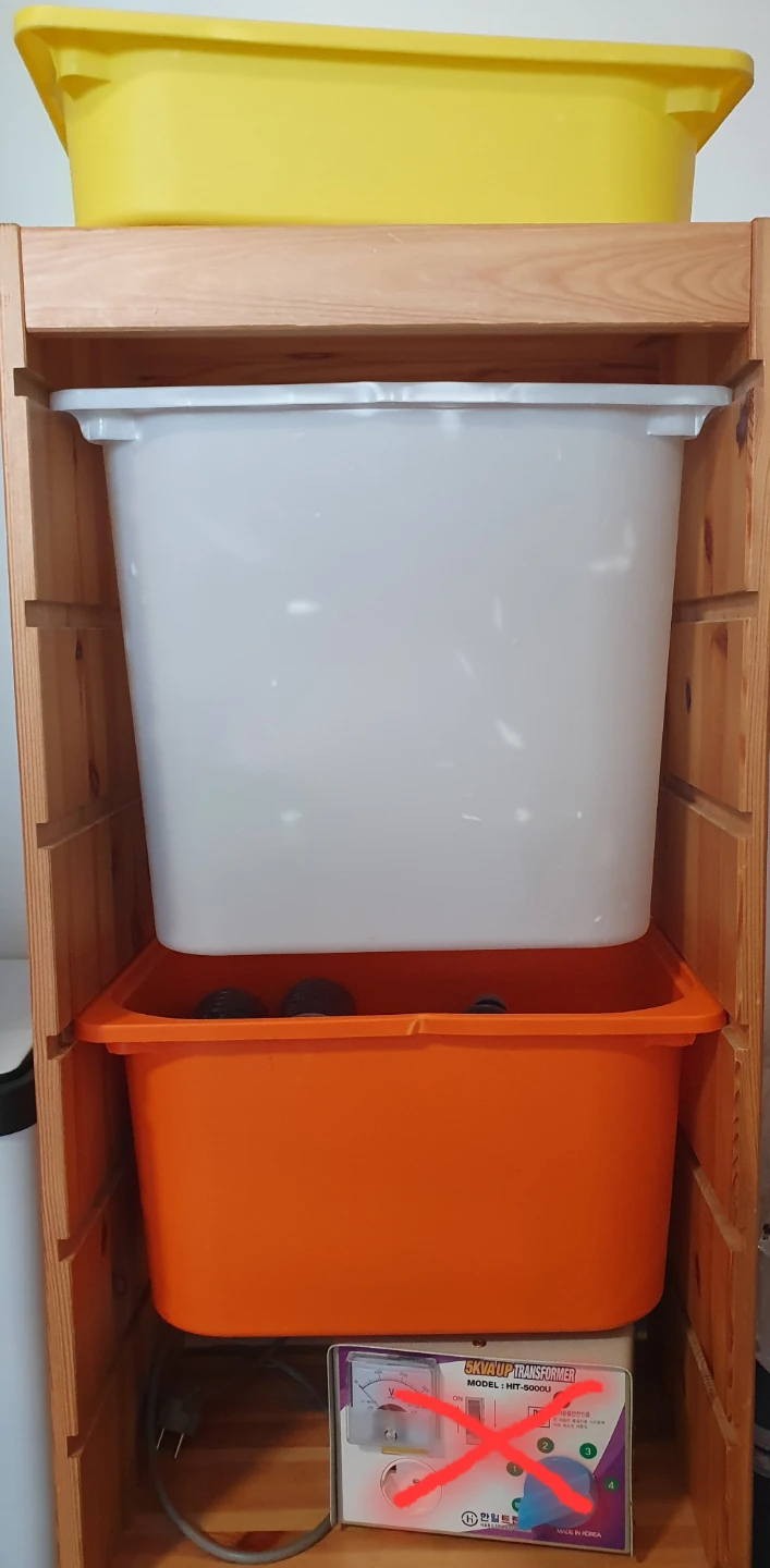 Ikea trofast storage frame  and 3 basckets