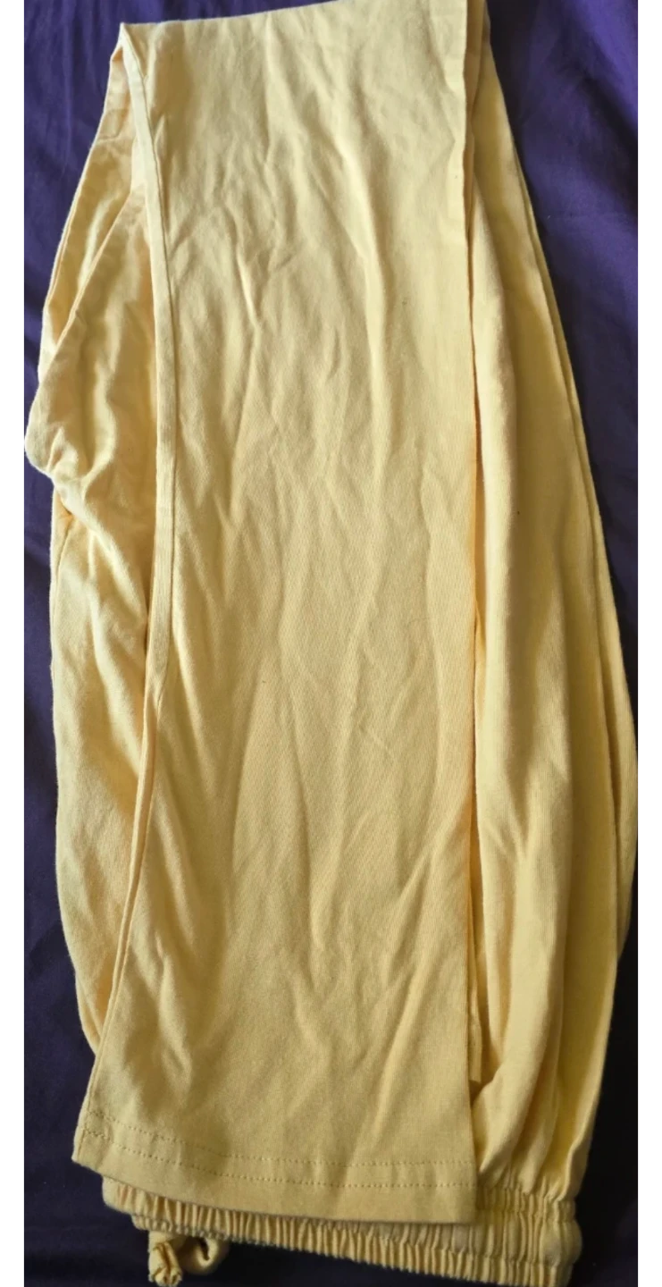 New LÕSETÄ Yellow Churidar Leggings Size 2XL - photo 2
