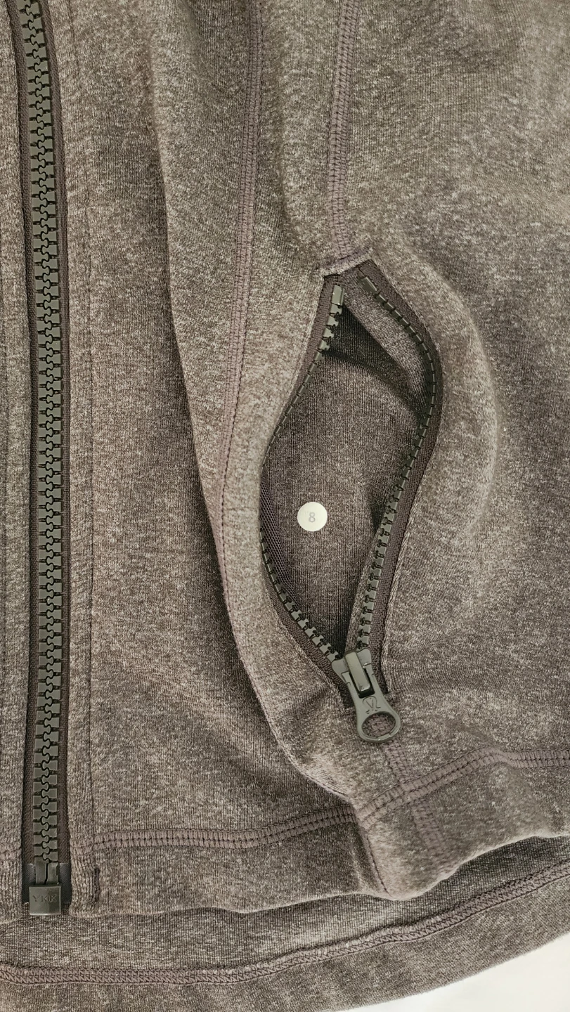 Lululemon Define Jacket Nulu Heathered Grey Size 8 - photo 3