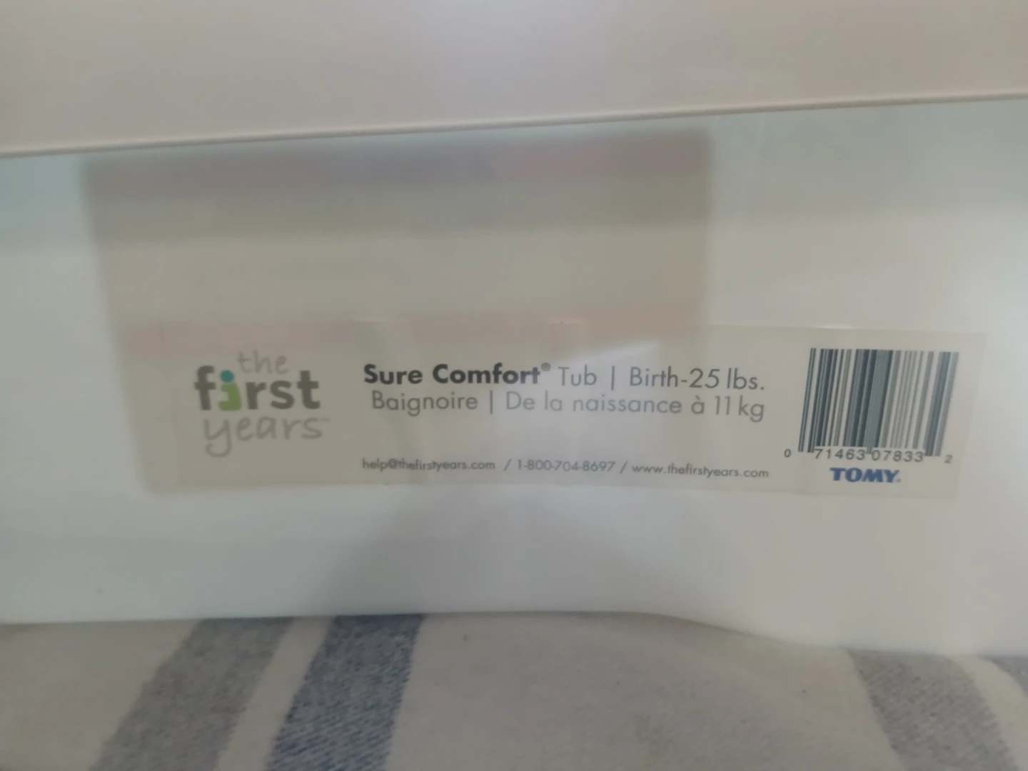 The First Years Sure Comfort Baby Bathtub - photo 2