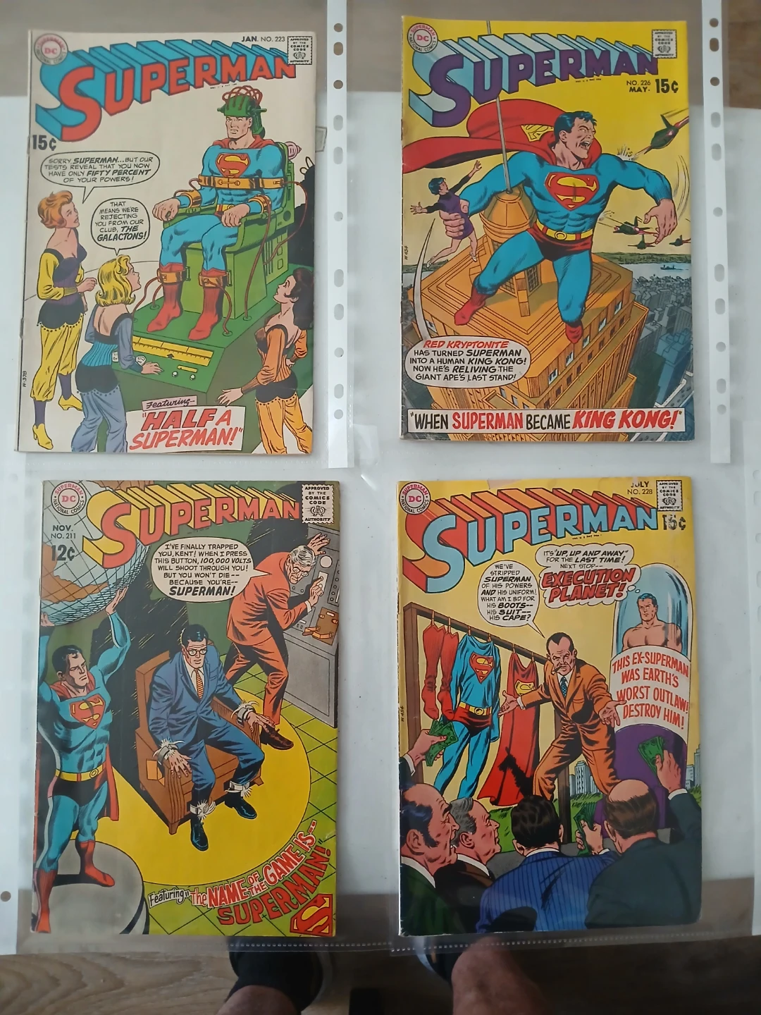 Superman Comic Books (Lot of 4)