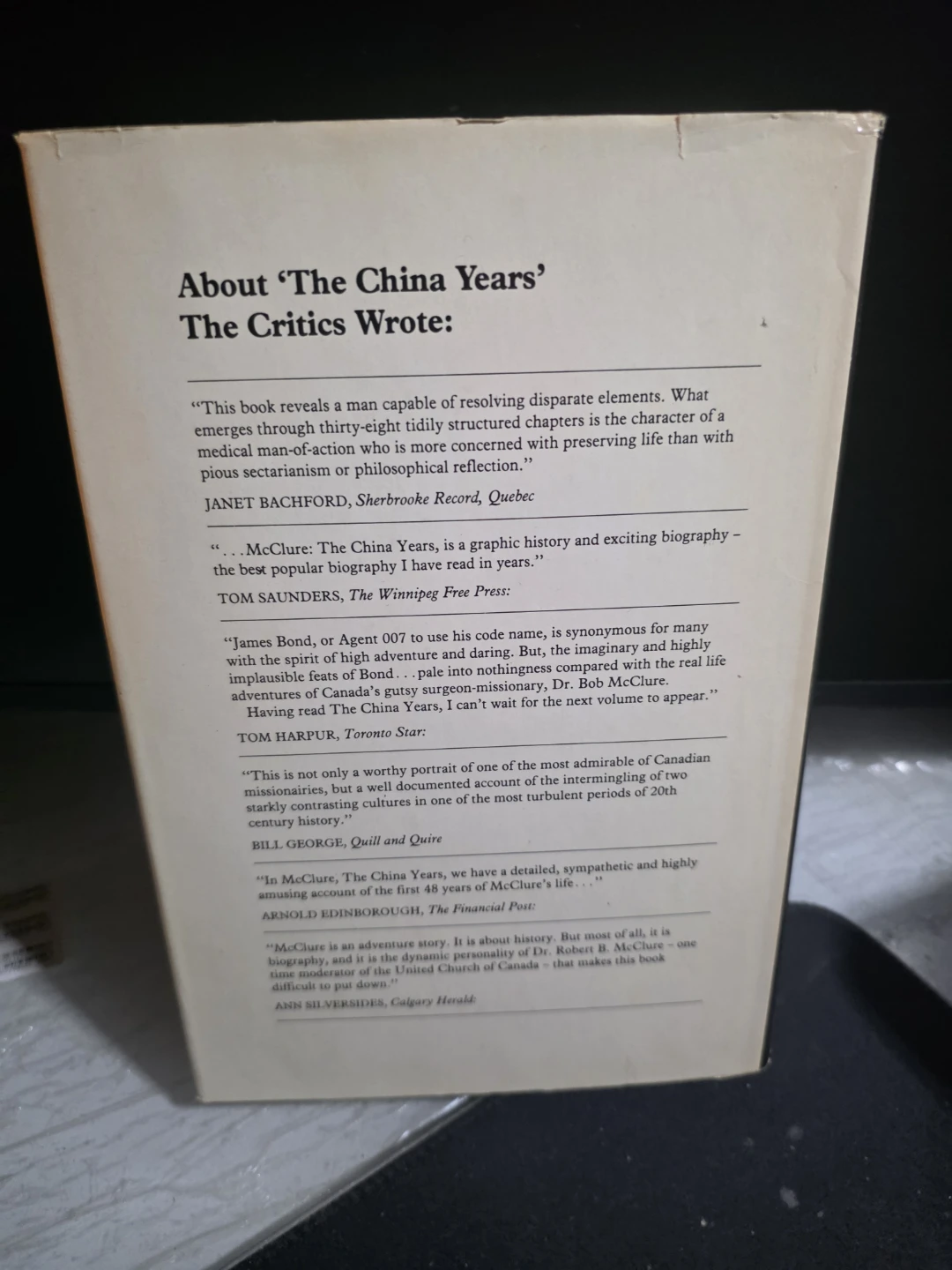 McClure: The China Years by Munroe Scott Biography Book - photo 3