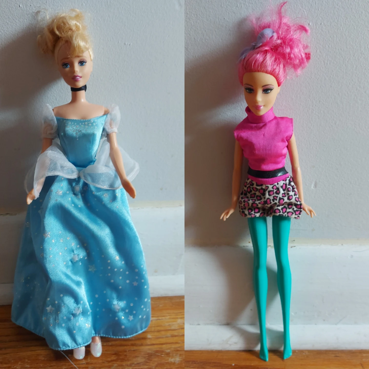 2 Barbie Doll Set - Cinderella & Fashionista from Mattel