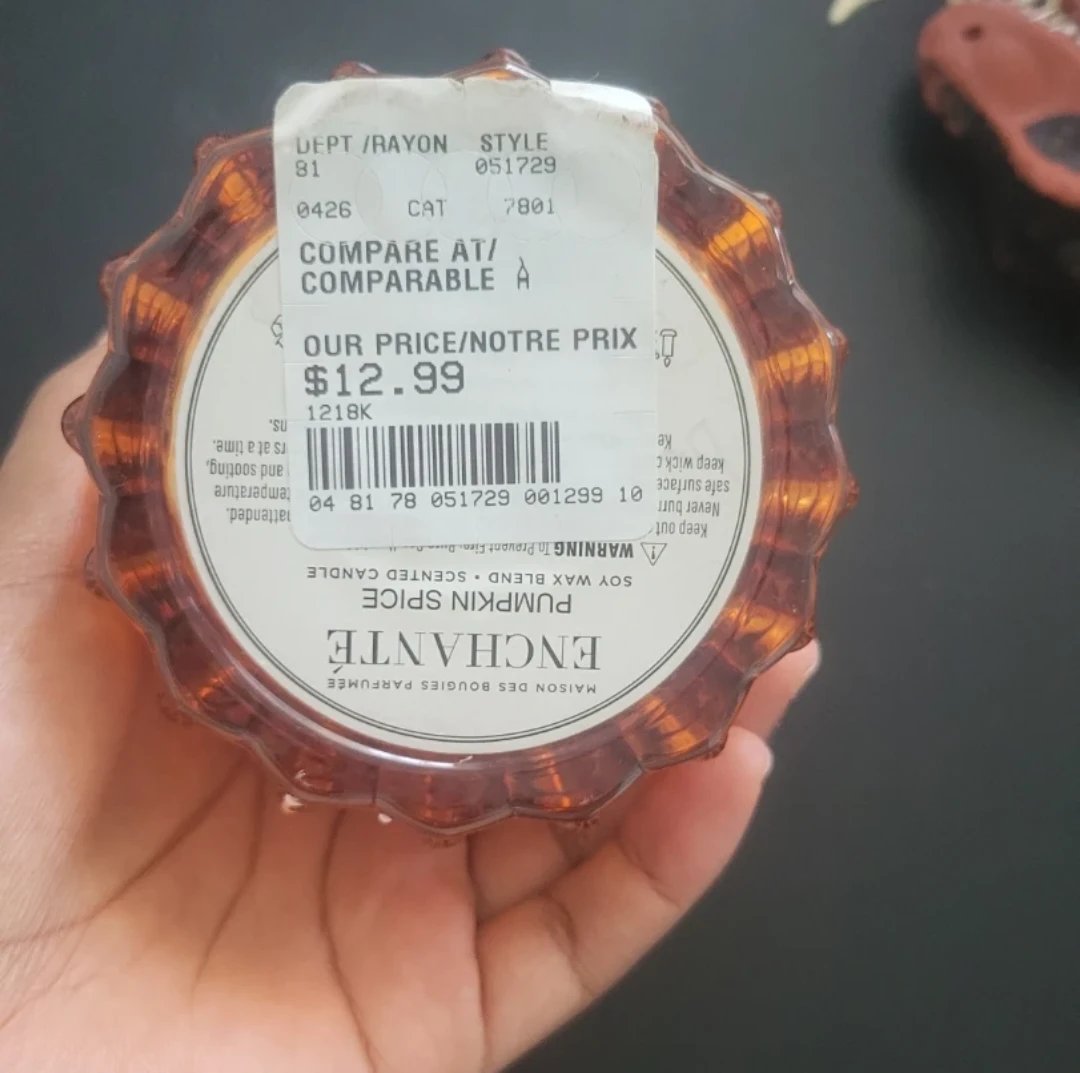 Enchante Pumpkin Spice Soy Wax Blend Candle - photo 2