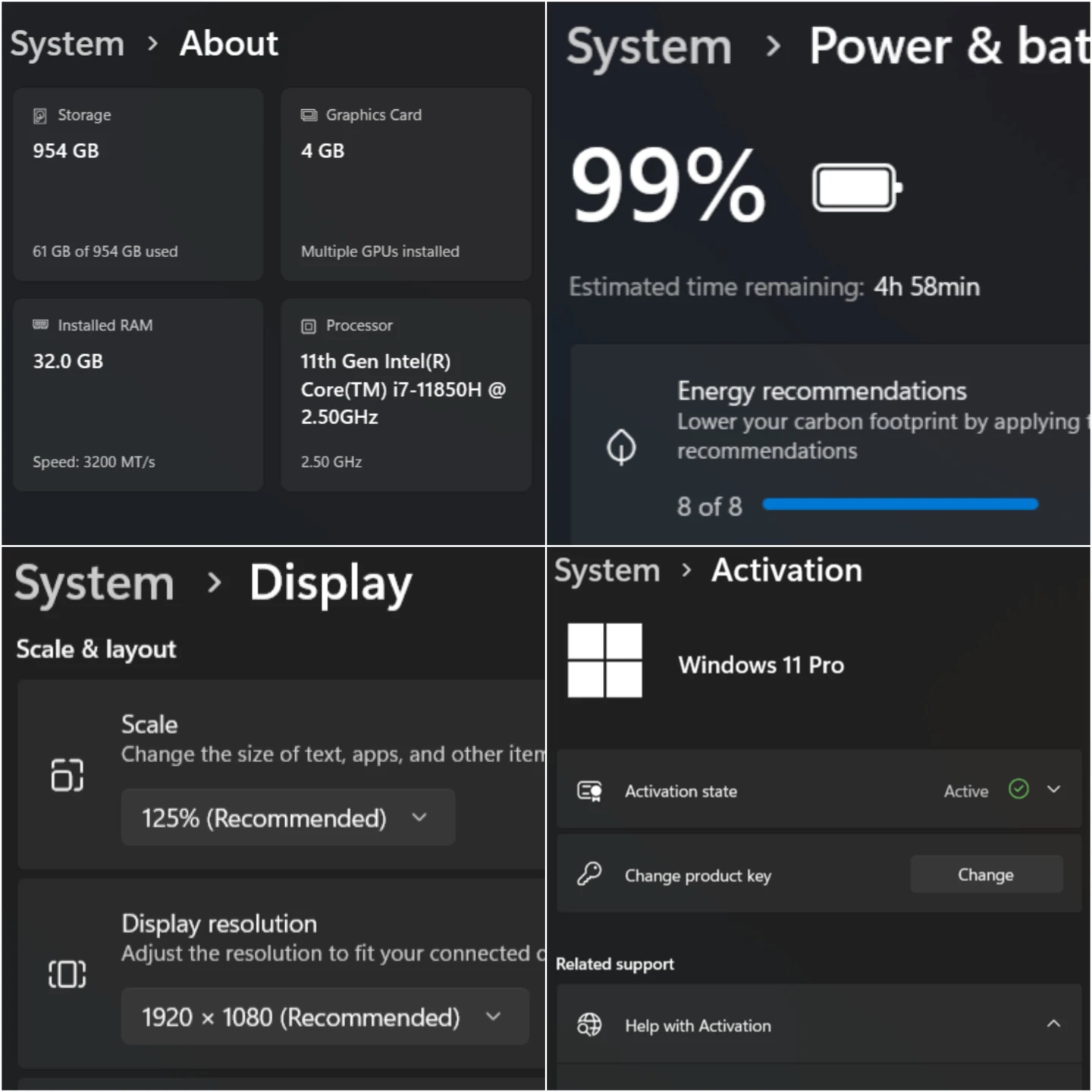Dell Precision 7560 i7 11th, 32GB, 1TB SSD Win11Pro - photo 5