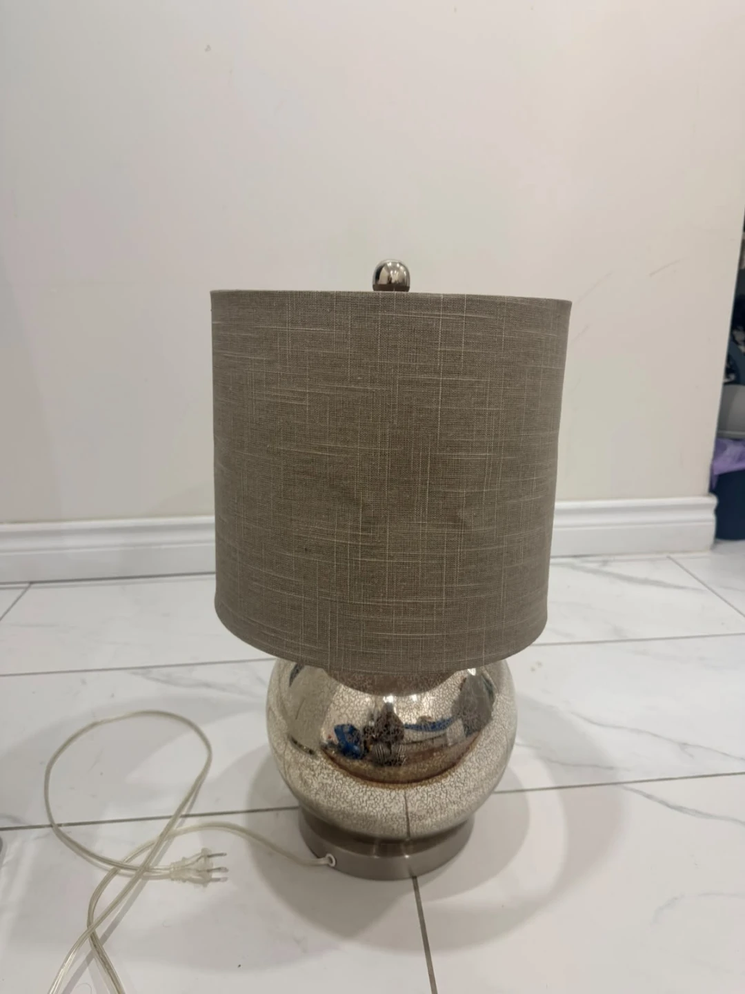 Table Lamp with Decorative Base
