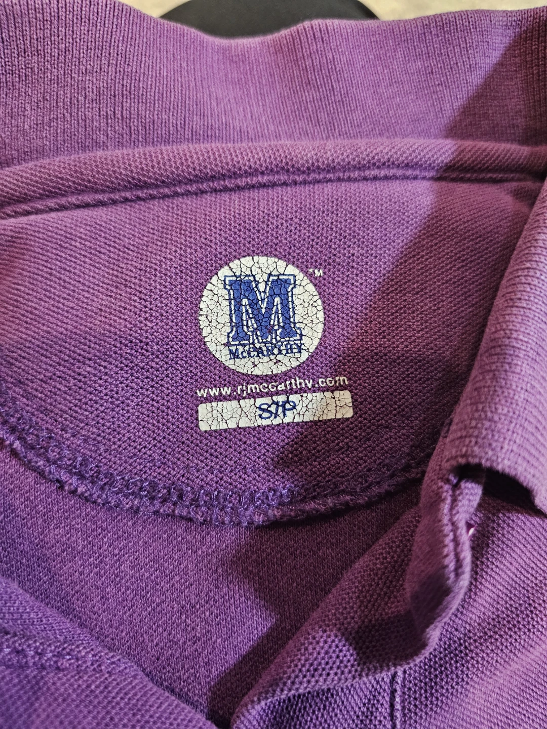 McCarthy St. Joseph's Purple Polo Shirt - Size M - photo 2