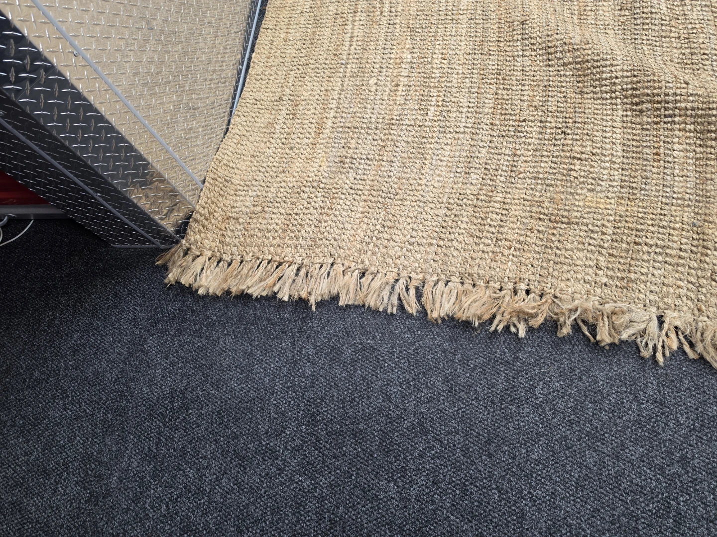 Jute Area Rug with Fringe - photo 3