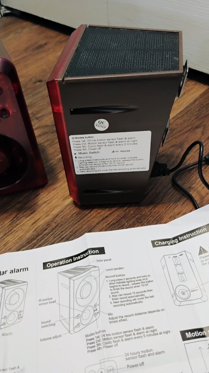 Intelligent Infrared Solar Alarm Speaker Set - photo 2