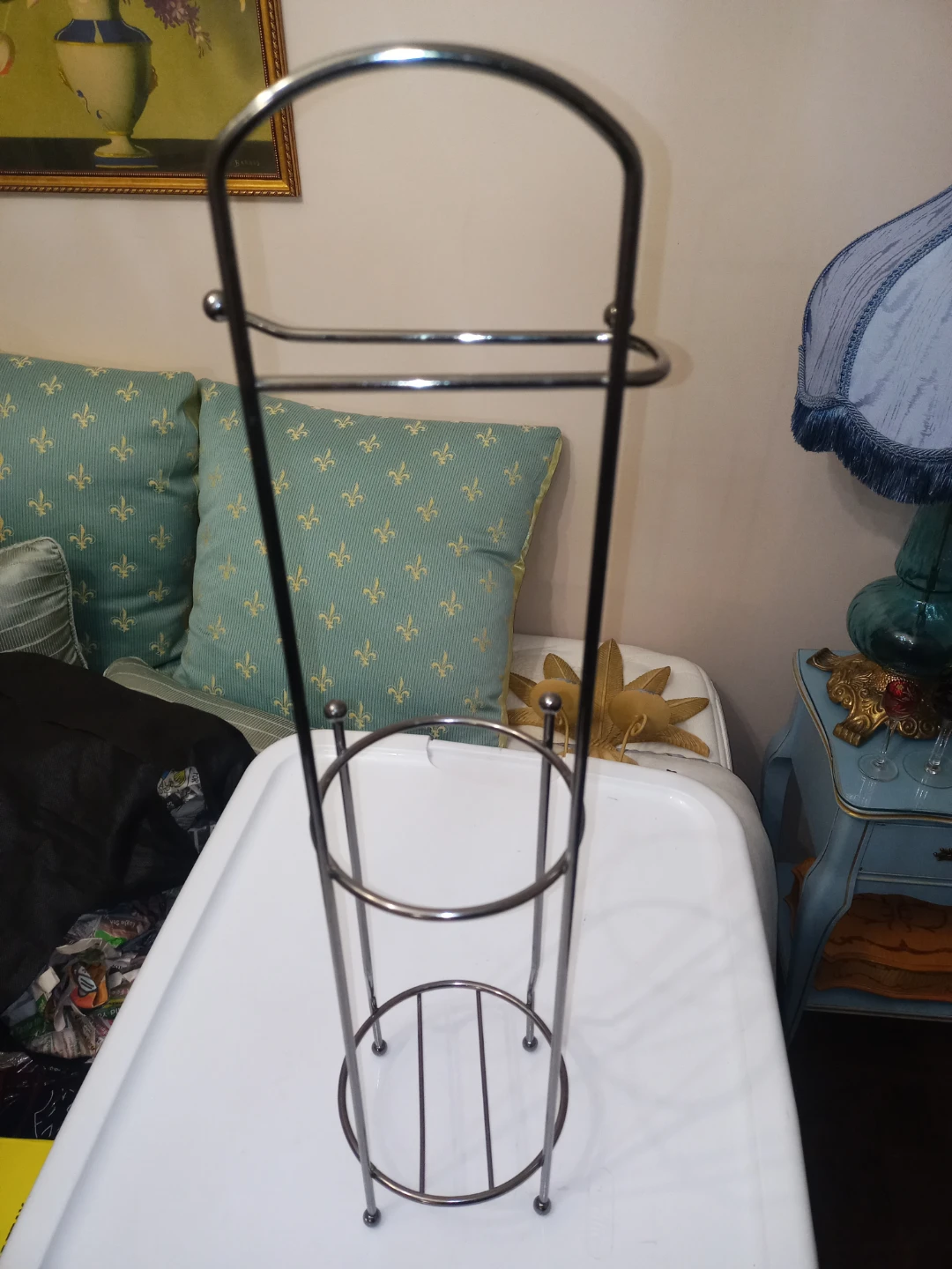 Toilet Paper Holder - Charcole Gray Chrome Finish - photo 3