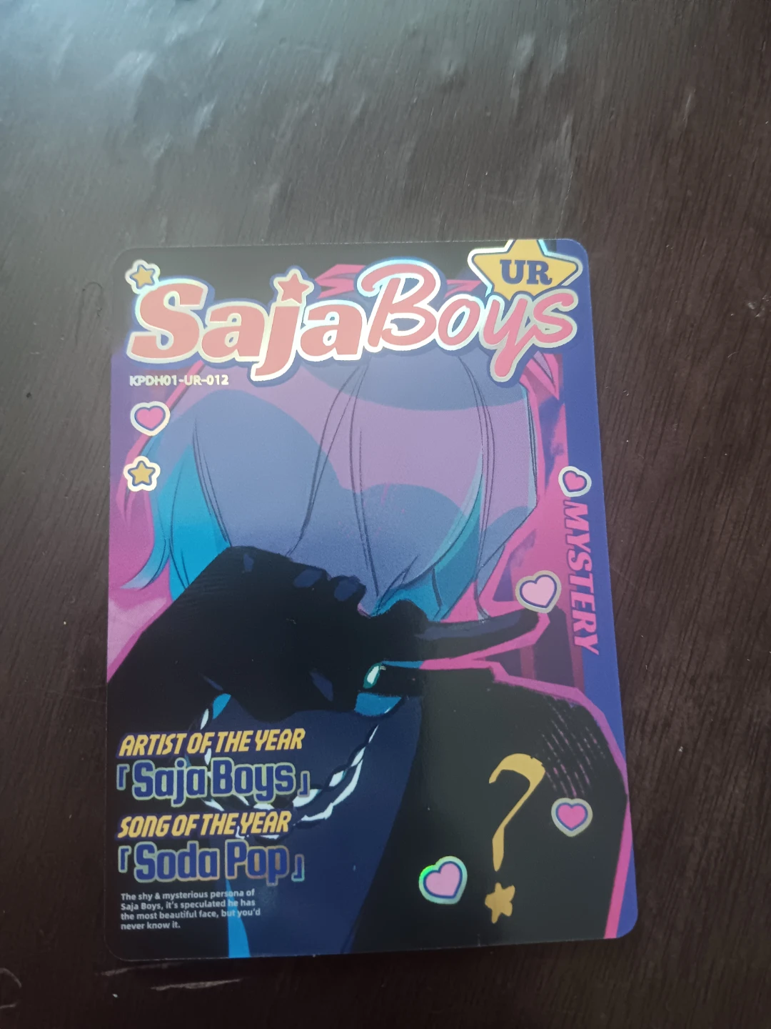 Saja Boys UR Card