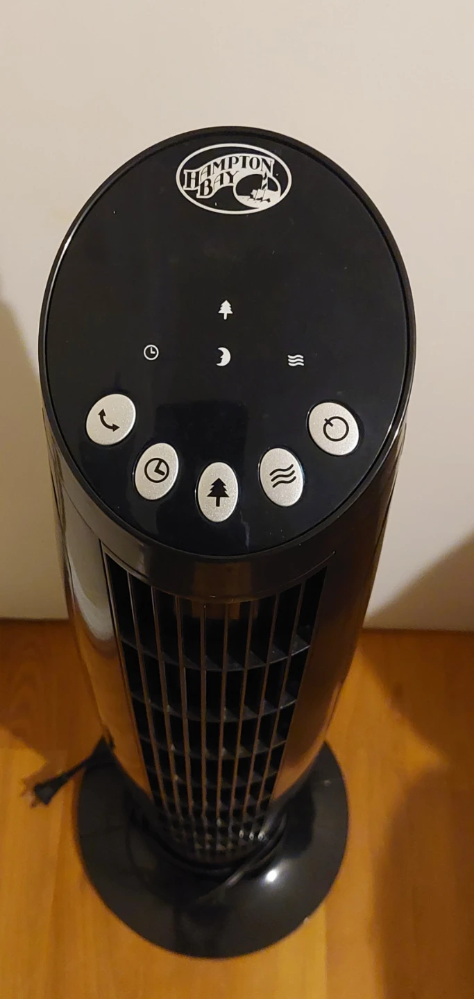 Hampton Bay Black Tower Fan - photo 3