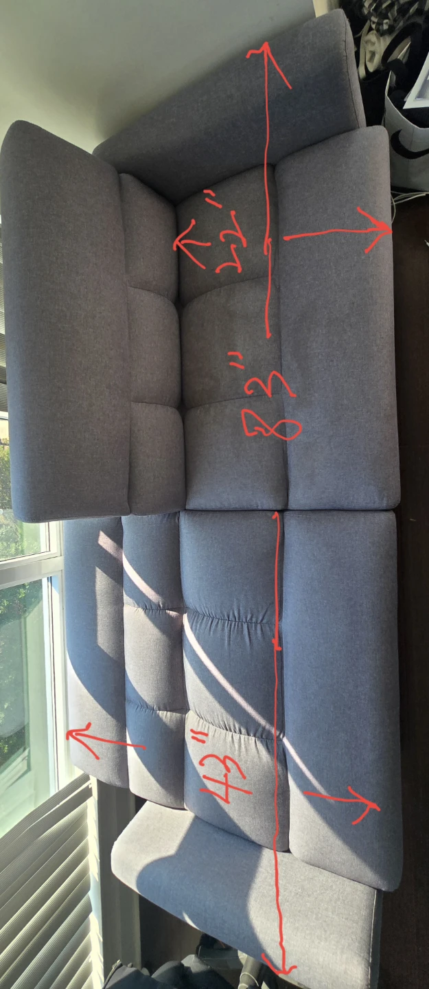 Grey Sofa bed