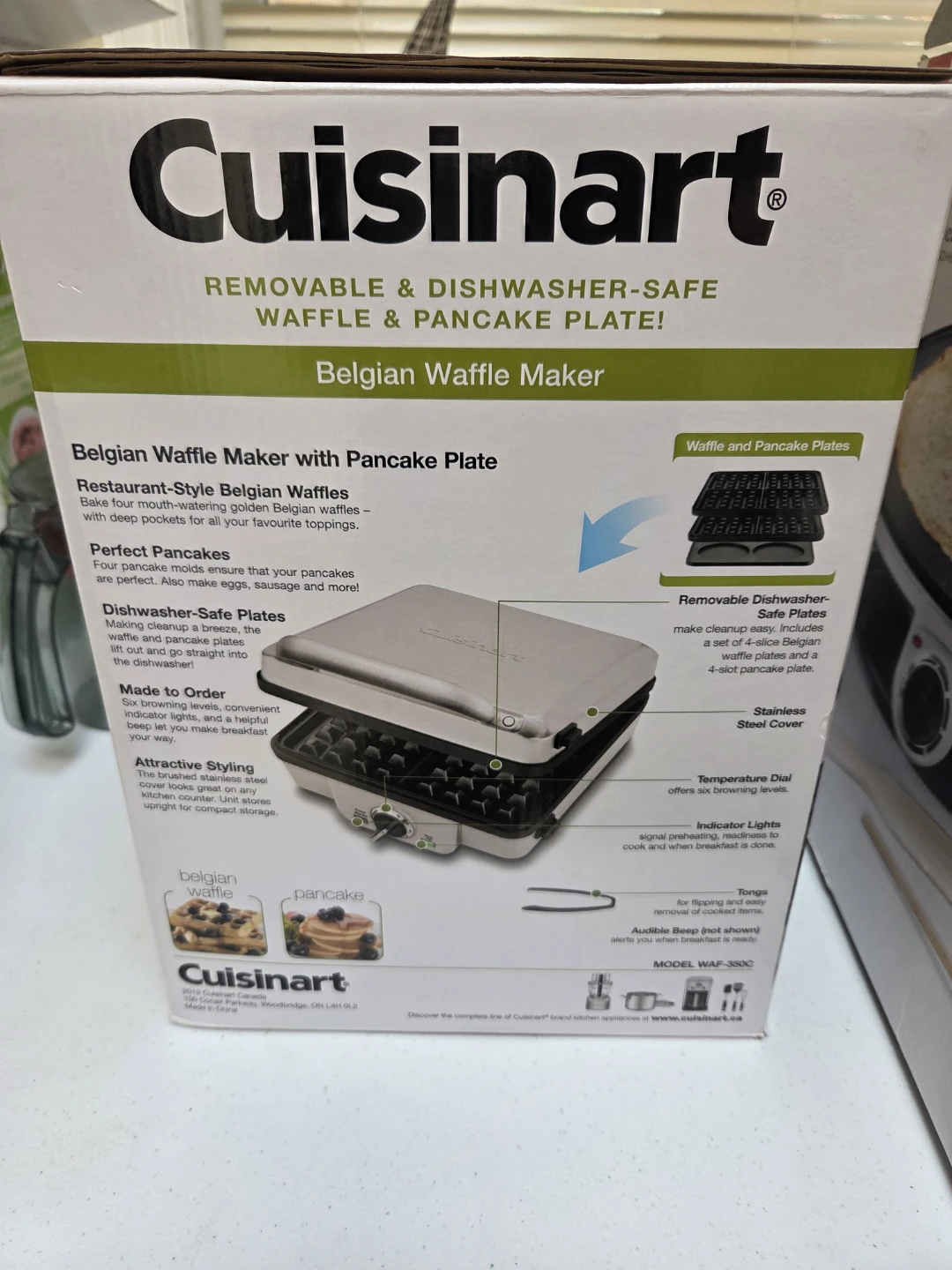 Cuisinart Belgian Waffle Maker with Pancake Plate - photo 3