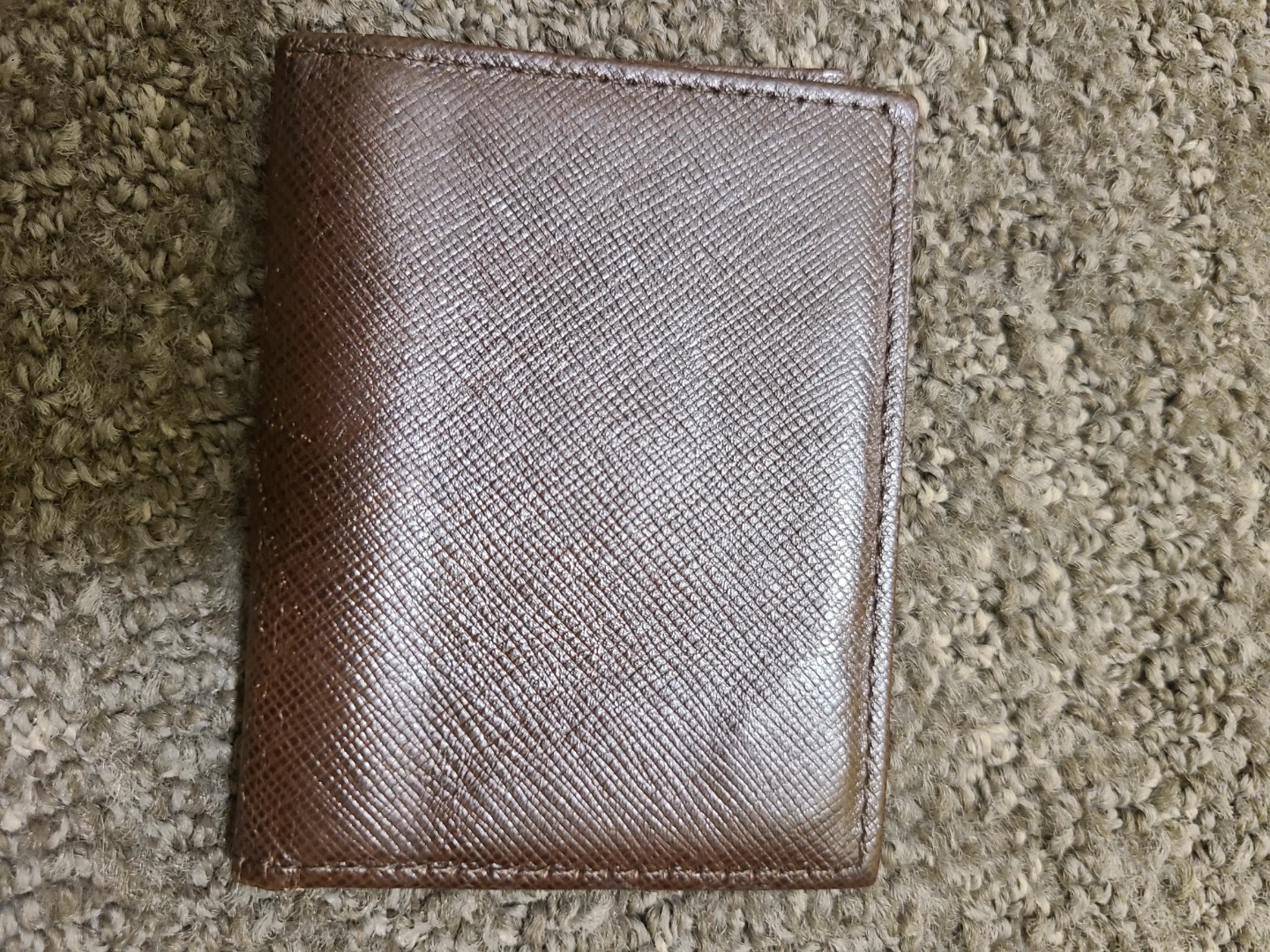 Brown Geniune Leather Bifold Card Holder - photo 5