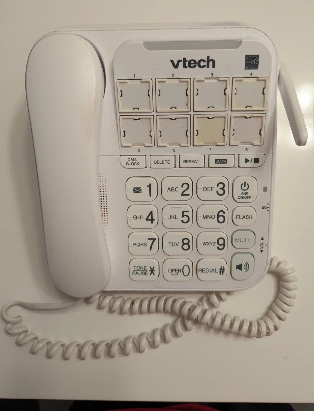 VTech Corded Home Phone with Speed Dial Buttons