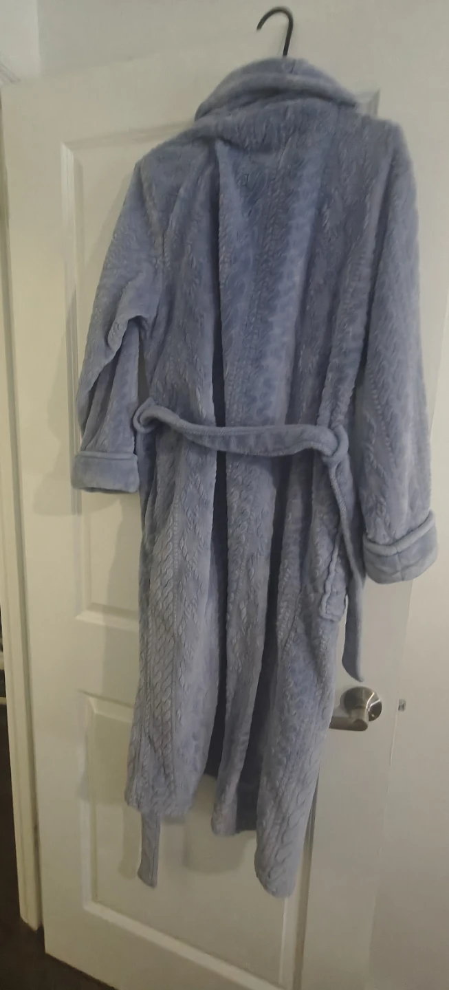 Room Service Blue Fleece Robe - photo 3