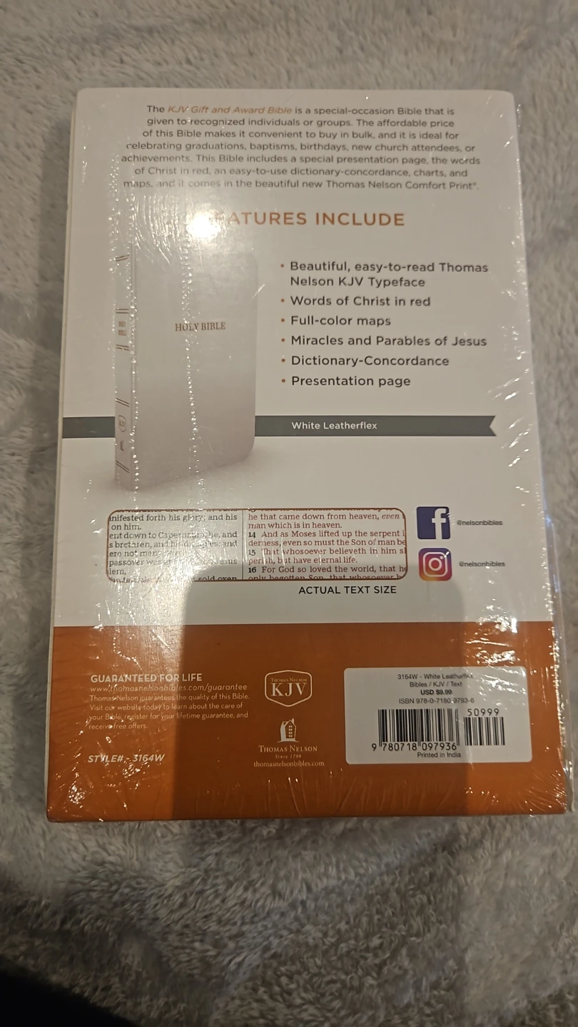Thomas Nelson Holy Bible KJV Gift & Award Edition - photo 2