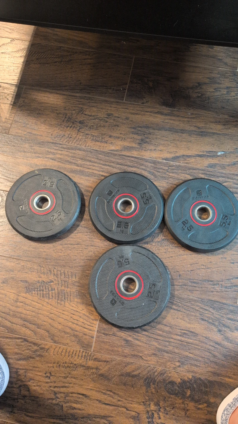 Decathlon 2.5kg Weight Plates (Set of 4)