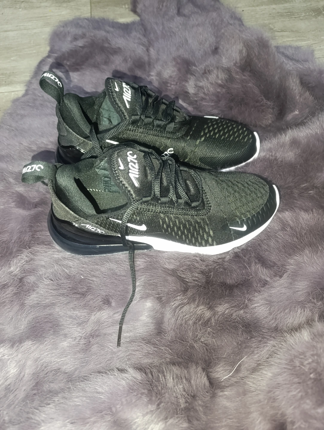 Nike Air Max 270 Black White Sneakers - photo 3